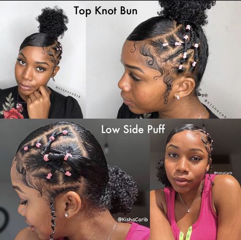 Check out @simonelovee❤️ Hair Steps, Side Swoop, Rubber Band Hairstyles, Short Hair Styles African American, Cute Natural Hairstyles, Lace Fronts, Protective Hairstyles For Natural Hair, Ig Models, Messy Buns