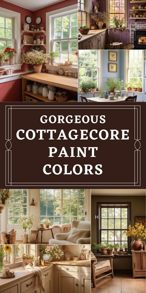 Cottage Core House Interior Kitchen, Cottage House Color Schemes, Cottagecore Couch Aesthetic, Cottage Core Book Aesthetic, Indoor Cottage Decor, Country Design Interior, Cottagecore Kitchen Colors, How To Make Your House Look Like A Cottage, Cottage Interior Color Schemes