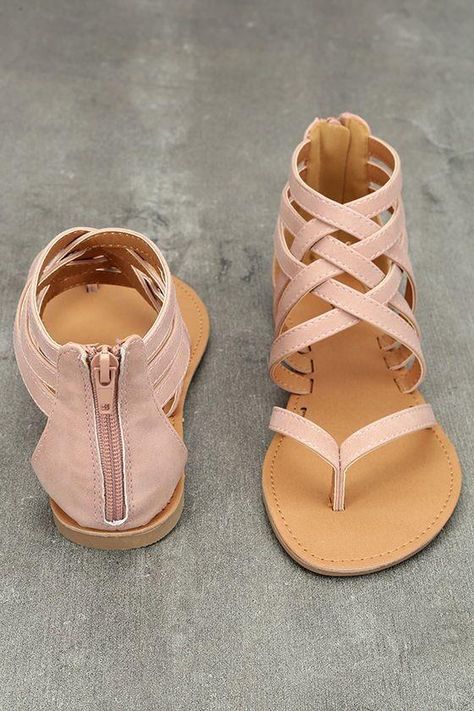 Straps Cross Slip-on Back Zipper Flat Sandals Rome Style, Fashion Sandals Flat, Popular Shoe, Summer Sandals Flat, Tie Sandals, Criss Cross Sandals, Womens Summer Shoes, Casual Heels, Fashion Sandals