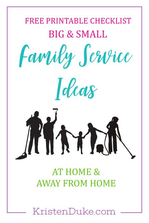 Simple Service Ideas, Service Ideas For Kids, Family Service Ideas, Family Service Projects, Family Service, Lds Primary Lessons, Community Service Projects, Service Ideas, Primary Activities