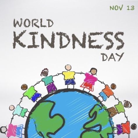 World Kindness Day Poster, National Kindness Day, College Canvas Paintings, Kindness Scripture, College Canvas, Health Ads, November Holidays, Kindness Day, Kindness Activities