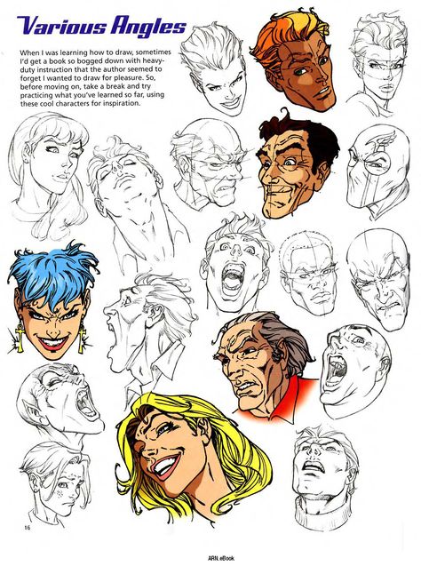 Christopher Hart Comic Drawing Styles, Draw Comic, Comic Face, Comic Book Drawing, Comic Tutorial, Comic Book Art Style, 얼굴 그리기, Comic Book Style, Comic Drawing