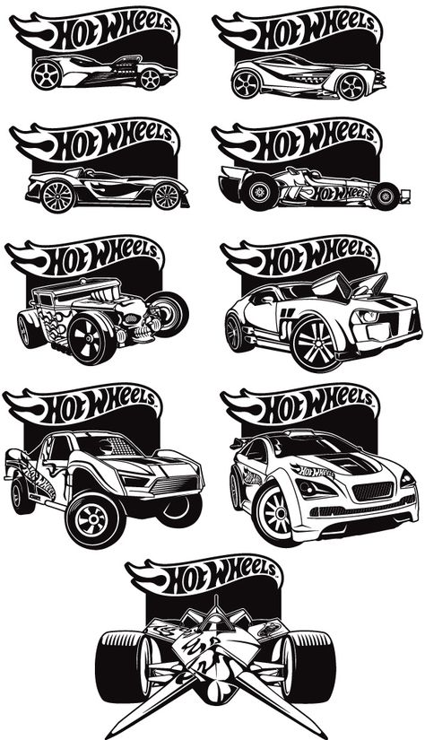 Hot Wheels Tshirt Design, Hot Wheels Logo Design, Hot Wheels Cricut Projects, Hot Wheels Artwork, Hotwheels Tattoo Ideas, Hot Wheels Tattoo Ideas, Hotwheel Tattoo, Hot Wheels Decals, Hot Wheel Tattoo