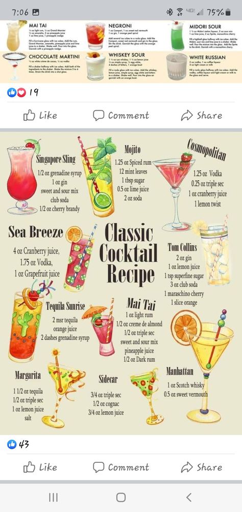 Basic Cocktail Recipes, Grapefruit Juice Recipe, Popular Mixed Drinks, Bartender Recipes, Basic Cocktails, Bartender Drinks Recipes, Fruity Alcohol Drinks, Bartender Drinks, Classic Cocktail Recipes