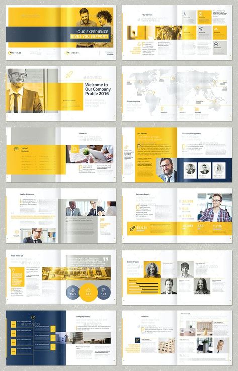 Company Profile Square Brochure Template InDesign - 24 Pages Square Magazine Layout, Booklet Design Layout, Square Template, Indesign Brochure, Indesign Brochure Templates, Brochure Design Layout, Magazine Layouts, Square Brochures, Scale Business