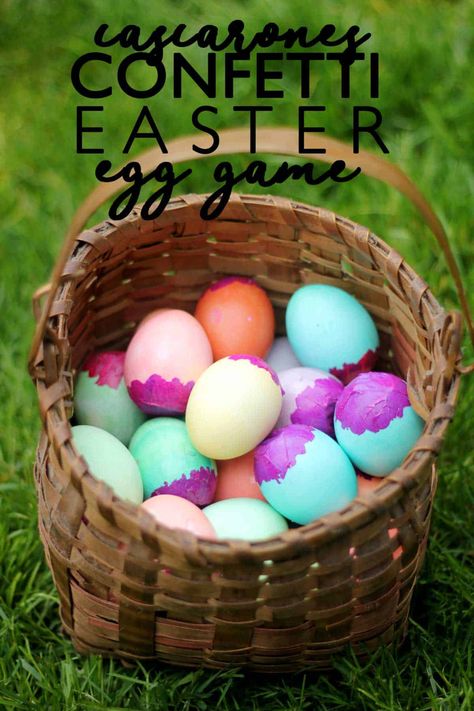 Hard Boiled Easter Eggs, Confetti Eggs, Colored Easter Eggs, Theme Baskets, Egg Game, Eggs For Easter, Biodegradable Confetti, Easter Games, Easter Tablescapes