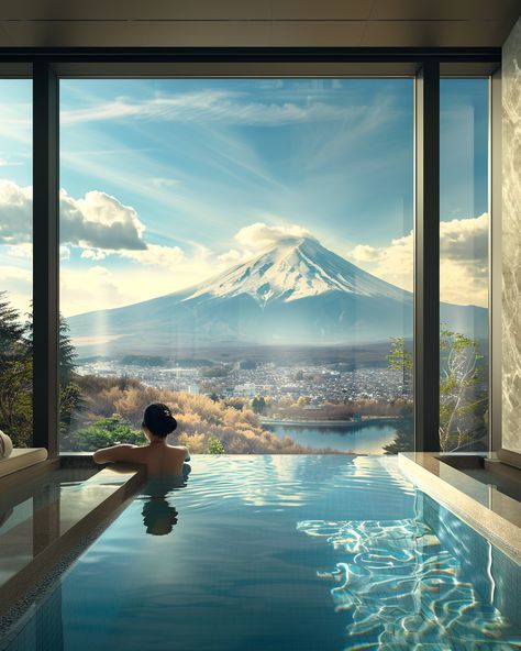 Treat Yourself to Fuji Spa, The Best Spa in Japan Japan Spa, Private Onsen, Japan Luxury, Japanese Luxury, Japanese Spa, Mount Fuji Japan, Japanese Hot Springs, Japan Bucket List, Asia Countries