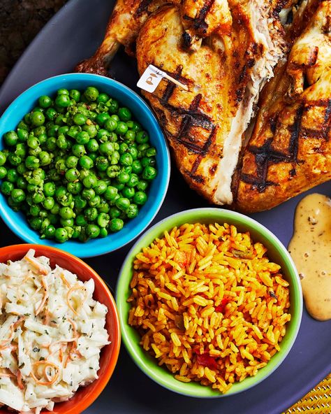 Nandos Chicken Recipe, Spicy Rice Recipe, Nando's Chicken, Mediterranean Rice, Peri Chicken, Peri Peri Chicken, Seared Chicken Breast, Spiced Rice, Spicy Rice