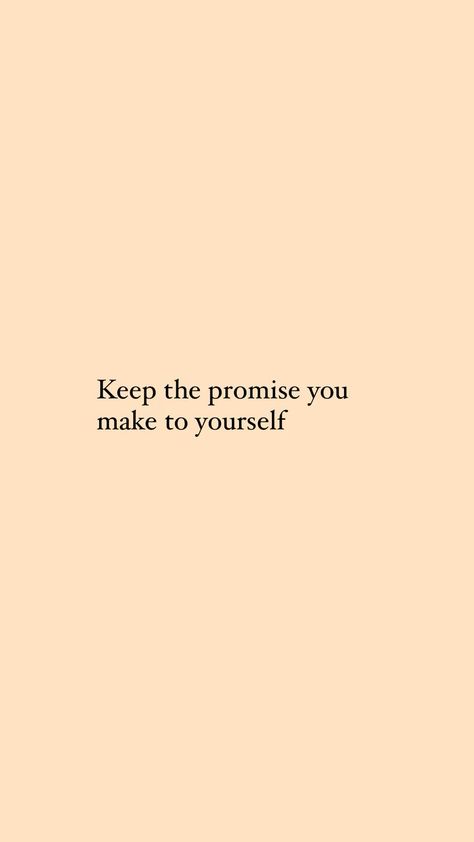 Keep the promise you make to yourself..#selfcare #selflove #quotes #quoteoftheday #inspiration #life Self Made Quotes, Promise Quotes, Study Motivation Inspiration, You Promised, The Promise, Self Love Quotes, Powerful Quotes, Study Motivation, Everyone Else