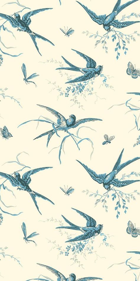 Aesthetic Bird Wallpaper, Bird Wallpaper Aesthetic, Birds Aesthetic Wallpaper, Birds Wallpaper Iphone, Bird Iphone Wallpaper, Bird Wallpaper Bedroom, Zuber Wallpaper, Vintage Bird Wallpaper, Cellphone Background