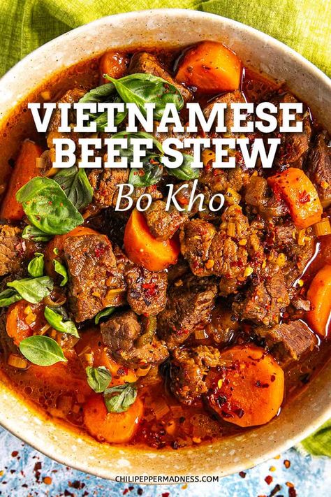 Stewed Meat Recipes, Thai Stew Recipes, Recipes With Beef Bouillon, Chili Beef Stew, Stewed Beef Recipes Crockpot, Stew Meat Dinner Ideas, Asian Stew Meat Recipes, Stewed Beef, Asian Stew Recipes