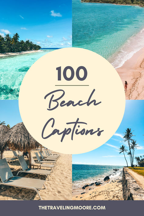 Ultimate List of 150 Beach Captions for Instagram Beach Vacation Instagram Captions, Beach Couple Captions For Instagram, Beach Vacation Captions, Captions For Travel Photos, Short Caption For Instagram, Beach Post Captions, Short And Meaningful Quotes, Captions For Beach Pictures, Caption For Beach Photos