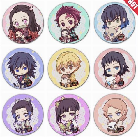 Anime Paper, Anime Printables, Anime Crafts, Kawaii Chibi, Anime Gifts, Anime Stickers, Cute Chibi, Anime Cosplay, Kimetsu No Yaiba