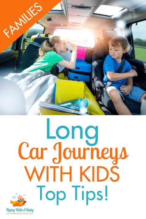 Planning a long car ride with a toddlerThe best road trip or car activities for toddlers are simple and mess-free. Included here are lots of easy road trip activities for long car journeys. Toddler Car Activities, Long Car Trips, Car Activities, Flying With A Baby, Road Trip Activities, Long Car Rides, Road Trip With Kids, Family Road Trips, Car Ride