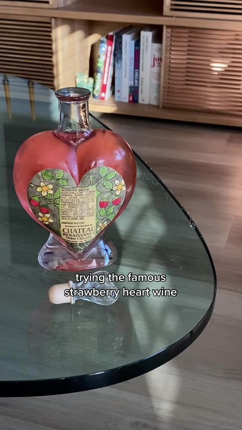 strawberry wine or love potion? 🤨 thanks for flying her over @rebecca... | TikTok Vintage Core, Witch Vintage, Strawberry Wine, Strawberry Hearts, Cottage Witch, Love Potion, Gift Guide, Harry Styles, New Era