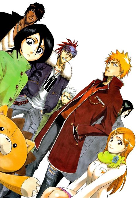 Bleach Manga Fashion, Bleach Coloured Manga, Bleach Panels, Manga Panels Colored, Hard Images, Ichigo Manga, Kurokos Basketball, Rukia Bleach, Tite Kubo