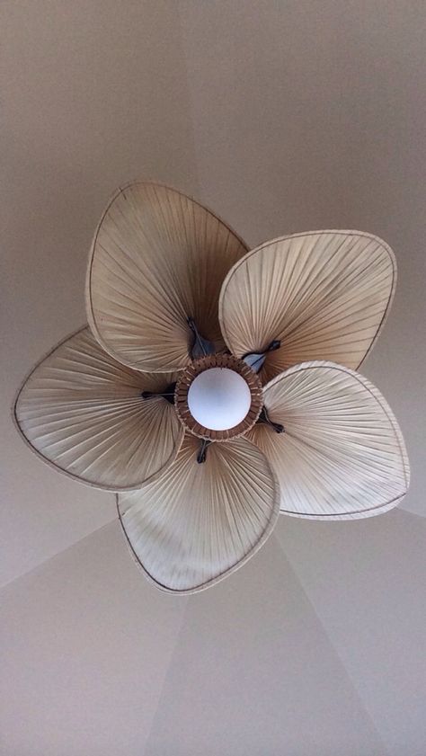 Flower Ceiling Fan, Fancy Ceiling Fan, Writing Wallpaper, Cieling Fans, Bedroom Ceiling Fans, Romantic Sunset Wedding, Ceiling Fan Cover, Flower Ceiling, Ceiling Fan Bedroom