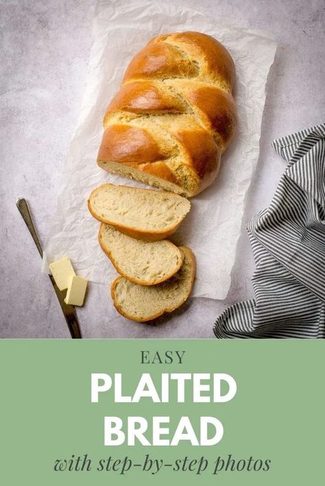 This simple plaited bread recipe is so easy to make, and creates a pretty braided centrepiece for the lunch table. Plaited Bread Recipe, Vegan Picnic, Egg Free Baking, Dairy Free Baking, Vegan Baking Recipes, Braided Bread, Kitchen Smells, Vegan Lunches, Egg Free Recipes