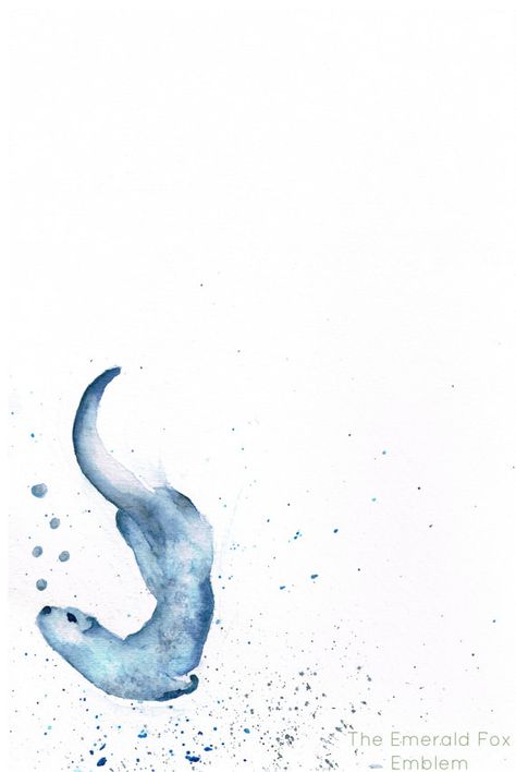 Otter Art: Digital Download by TheEmeraldFoxEmblem on Etsy Otter Tattoos, Otter Patronus, Otter Tattoo, Otter Art, Sea Otter, Watercolor Animals, Spirit Animal, Otters, Drawing Inspiration