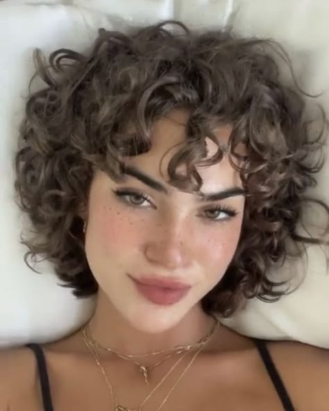 Super Short Curly Haircuts For Women, Perms Short Hair Women, Short Perm Hairstyle Women, Short Permed Hair With Bangs, Perm Ideas For Short Hair, Short Permed Hair Pixie, Short Curly Pixie Round Face, Short Curly Haircuts Round Face, Short Short Curly Hair