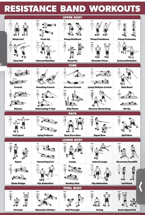 Resistance Band Exercises For Men, Trx Workout Plan, Body Squats, Exercises For Men, Tricep Pushdown, Workout Plan For Men, Gym Plan, Tricep Kickback, Oblique Crunches