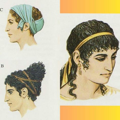 Ancient Roman Hairstyles, Ancient Greek Hairstyles, Greek Hairstyles, Egyptian Outfit, Biblical Clothing, Roman Hairstyles, Greek Hair, Greek Soldier, Historical Hairstyles