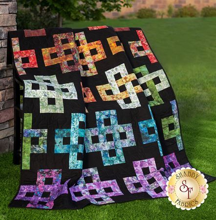 Simplify Quilt Kit - Floragraphix V | Shabby Fabrics Quilt Kits For Sale, Celtic Quilt, Laser Cut Kit, Applique Kit, Shabby Fabrics, Colorful Quilts, Contemporary Quilts, Quilt Design, How To Finish A Quilt