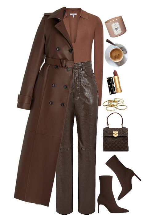 Monochrome Brown Outfit, Brown Monochrome Outfit, Miami Outfits, Classy Prom Dresses, Monochrome Outfit, Brown Outfit, Brown Aesthetic, Color Analysis, Wearing Clothes