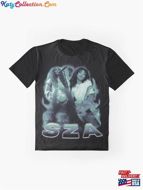 Sza Graphic Tshirt, Sza Tshirt, Sza Merch, Sza Shirt, Sza Concert, Bucket Gifts, Burr Basket, Y2k Shirts, Bday List