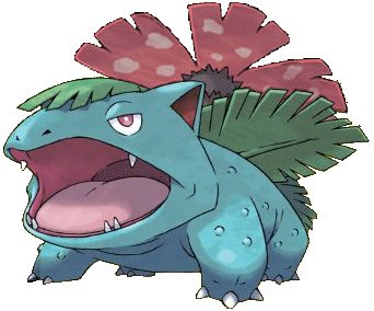 Pokemon Poses, Flytrap Plant, Cool Pokemon Pictures, Venusaur Pokemon, Pokemon Fire Red, Venus Flytrap Plant, Pokemon Venusaur, Pokemon Artwork, Smash Ultimate