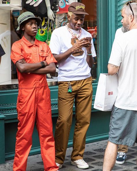 SPOTTED: Tyler the Creator Flexes in Golf Wang & Converse – PAUSE Online | Men's Fashion, Street Style, Fashion News & Streetwear Taylor The Creator Outfit, Outfit Palette, Tyler The Creator Fashion, Tyler The Creator Outfits, Oversized Outfits, Ye Ye, Womens Golf Fashion, Golf Wang, Lil Uzi