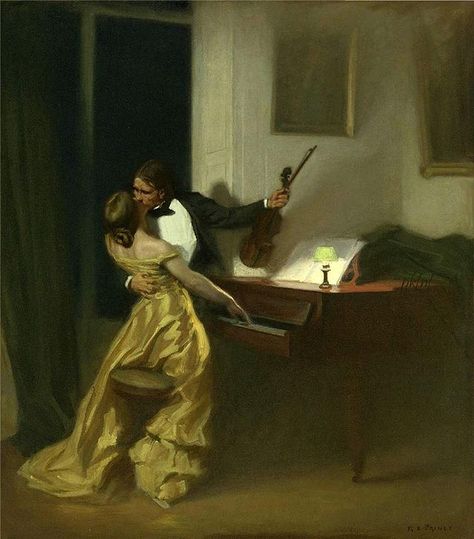 The Violin, Aesthetic Painting, Art Archive, Classical Art, The Passion, Pics Art, Art Metal, French Artists, Beautiful Paintings