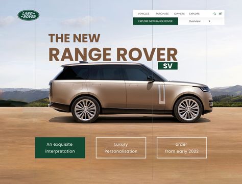 A website landing page template for the new Range Rover SV, an electric SUV with a luxurious design. Thanks very much to Sourav Aich for this Adobe XD freebie! File Info: Available Format: Xd File Category: Website Template License: Free For personal projects File Size: 7 MB Download file type: Zip Author: Sourav Aich (Check […] More The post Range Rover SV Landing Page for Adobe XD appeared first on Xd File. New Range Rover, Range Rover Sv, The New Range Rover, Website Landing Page, Electric Suv, Landing Page Template, Luxurious Design, Ui Kit, Page Template