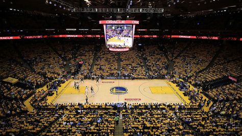 Oracle Arena Nba Photos, Oracle Arena, Simpsons Art, Cheer Stunts, Basketball Games, Hockey Rink, Golden State Warriors, Golden State, West Coast