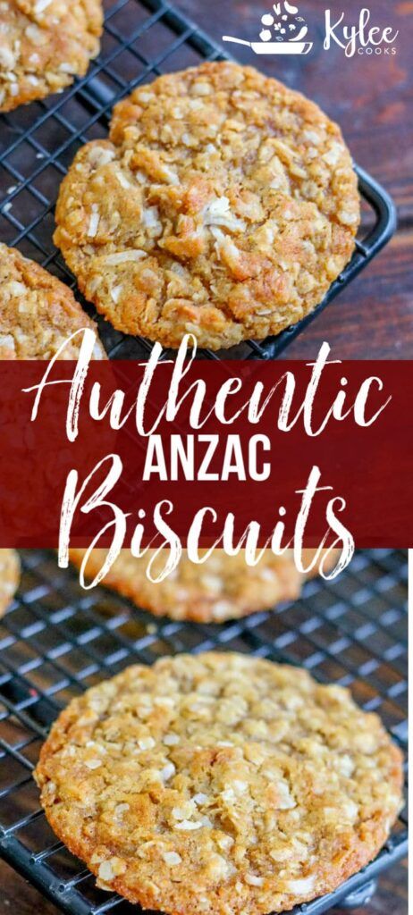 Authentic ANZAC Biscuits | Kylee Cooks Everything Popular Today, Anzac Cookies, Australian Recipes, Australian Desserts, Healthy Recipes Crockpot, Sharon Holland, Coconut Biscuits, Recipes Potato, Anzac Biscuits