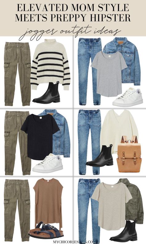 Lesbian Capsule Wardrobe, Multi Outfit Ideas, Cute Mom Outfits Fall, Elevated Mom Style, Outfit Escuela, Chic Mom Style, Lesbian Style, Cool Mom Style, Preppy Hipster