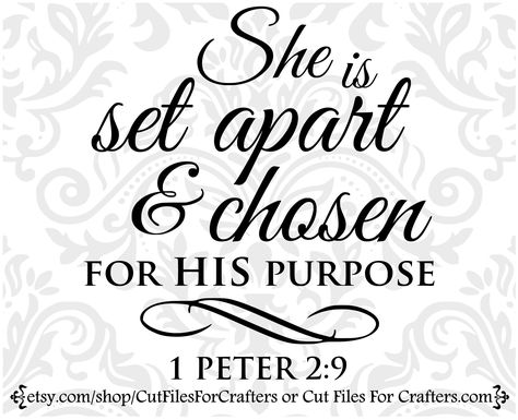 You Are Set Apart And Chosen, Water Svg, Chosen One, Set Apart, Gods Love Quotes, Christian Quotes Prayer, Inspirational Quotes God, Bible Verses Quotes Inspirational, Bible Encouragement