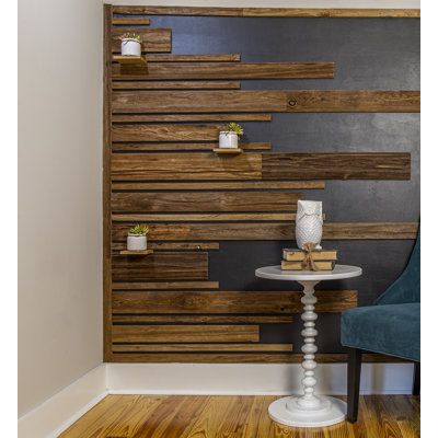 Reclaimed Wood Wall Panels, Wood Wall Paneling, Grow Mushrooms, Wall Planks, Wood Accent Wall, Reclaimed Lumber, Inspire Me Home Decor, Reclaimed Wood Wall, Wood Accent