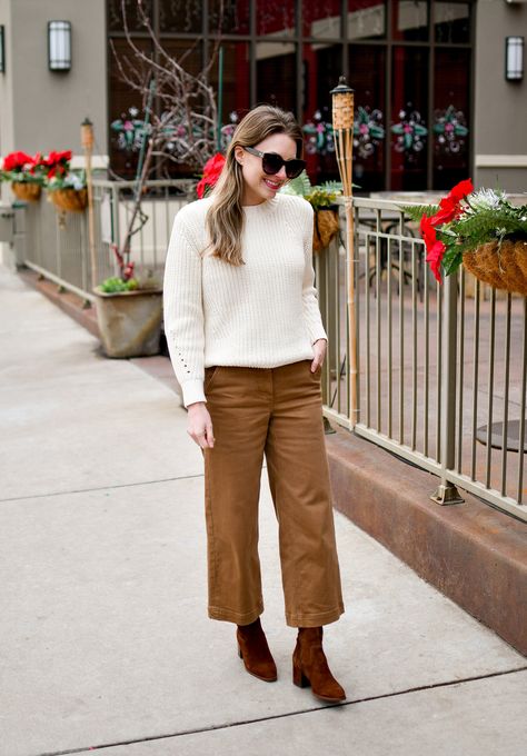 Leather culottes