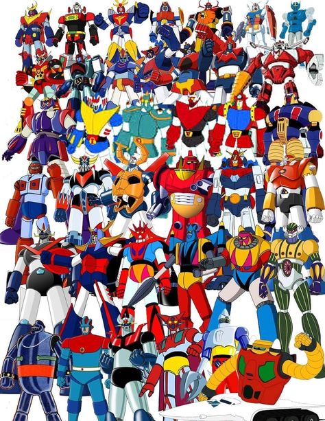 Combattler V, Getter Robo, Shogun Warriors, 80 Cartoons, Super Robot Wars, Robot Cartoon, Japanese Robot, Go Nagai, Vintage Robots