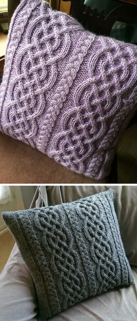 Knitted Cushion Pattern, Free Aran Knitting Patterns, Knitted Pillows, Scottish Design, Knitted Cushion Covers, Crochet Cushion Pattern, Cushion Cover Pattern, Aran Knitting Patterns, Pillow Covers Pattern