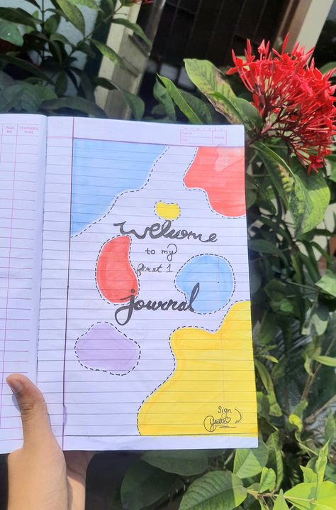 Dairy First Page Ideas, Diary First Page Ideas, First Page Of Diary Ideas, Journal First Page Ideas, Journal Pics, School Diary, Best Friend Quotes Meaningful, Book Art Projects, Pocket Diary