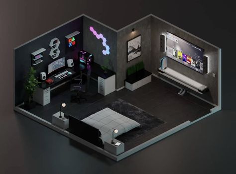 Luxury Gaming Room, Table Gamer, Background Gaming, Gamer Room Design, Wallpaper Gamer, Gaming Room Ideas, Room Decor Gaming, Gaming Background, Gamer Aesthetic