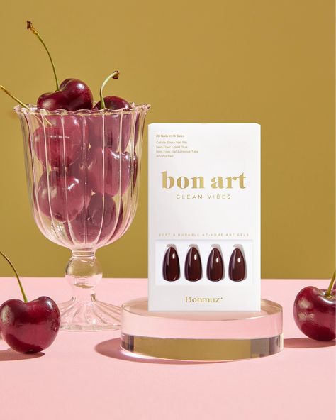 🍒✨ Loving the deep burgundy vibes of Cherry Sugar Pop nails! These glossy beauties are perfect for adding a touch of glam to any outfit. #bonmuz #pressonnails #nailinspo #glazednails Glossier Beauty, Cherry Nails, Deep Burgundy, Popsugar, Press On Nails, Cherry, Nail Inspo, Nails, Beauty