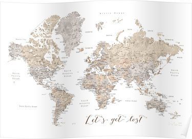 World Map With Pins, Spain Print, Detailed World Map, Pushpin Travel Map, Framed Map, World Map Poster, Push Pin Map, Pin Map, Pop Design