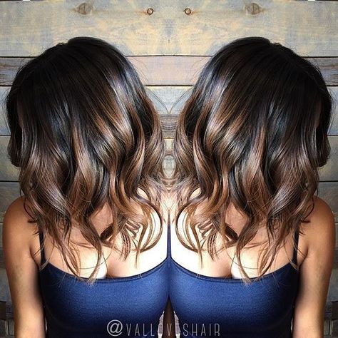 Hair2                                                       … Dark Chocolate Hair, Hair Color Chocolate, Chocolate Brown Hair Color, Chocolate Hair, Chocolate Brown Hair, Lob Haircut, Brown Balayage, Dark Brown Hair, Hair Color Ideas