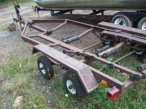 Boat Trailer Conversion To Utility, Trailer Conversion, Trailer Diy, Boat Trailer, Utility Trailer, Boats, Trailer