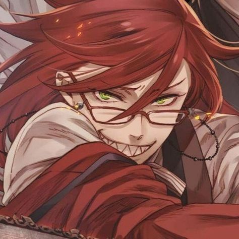 Hand On Your Thigh, Grell Sutcliff, Emily Osment, Green, Red, Hair, Anime