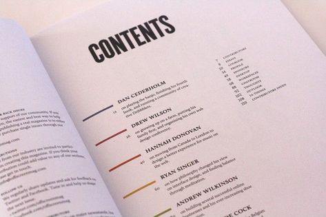 Love this table of contents. Contents Page Design, Table Of Contents Design, Contents Layout, Table Of Content, 잡지 레이아웃, Contents Page, Book Layouts, Cookbook Template, Architecture Portfolio Design