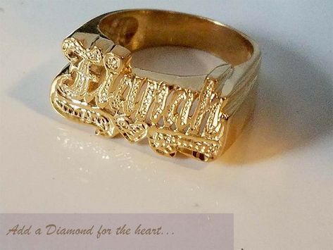 Word Rings, Gold Name Ring, Initial Rings, Jewelry Photography Styling, Name Ring, Name Rings, Pompano Beach, Initial Ring, Stacked Jewelry